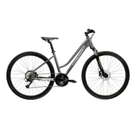 Rowery - Rower crossowy Kross Evado 4.0 D 28 L sza_róż p - miniaturka - grafika 1