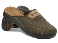 Kapcie męskie - Kapcie męskie ze skórzaną wkładką - INBLU BG-51, ciemnobrązowe - Inblu - miniaturka - grafika 1