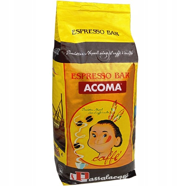 kawa ziarnista Passalacqua Acoma 1kg intensywna włoska kawa