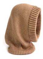 Czapki damskie - Czapka Kominiarka Kaptur Balaclava Zimowa Damska Młodzieżowa Wełna Merino - miniaturka - grafika 1