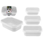 Pojemniki kuchenne - Zestaw pojemnik na żywność 1100 / 710 / 410 ml 3 sztuki - miniaturka - grafika 1