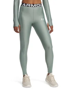 Under Armour Legginsy sportowe w kolorze turkusowym - Spodnie sportowe damskie - miniaturka - grafika 1
