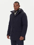 Kurtki męskie - Barbour Parka Winter Beaufort MWB1126NY72 Granatowy Regular Fit - miniaturka - grafika 1