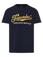 Koszulki męskie - Superdry - T-shirt męski, niebieski - miniaturka - grafika 1