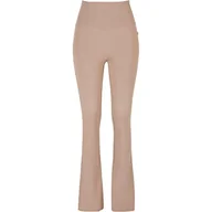 Spodnie damskie - Urban Classics Damskie spodnie do jogi Damskie legginsy z organicznej elastycznej koszulki, Sofciemnoszary, 3XL - miniaturka - grafika 1