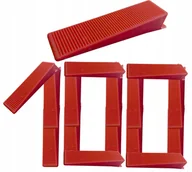 Narzędzia glazurnicze - Zestaw klinów do poziomowania płytek 100 sztuk - miniaturka - grafika 1