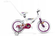 Rowery - ROWEREK DZIECIĘCY DLA DZIEWCZYNKI BMX BIAŁY 16 STYLE - miniaturka - grafika 1