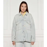 Kurtki damskie - Tommy Hilfiger Kurtka jeansowa Oversize fit - miniaturka - grafika 1