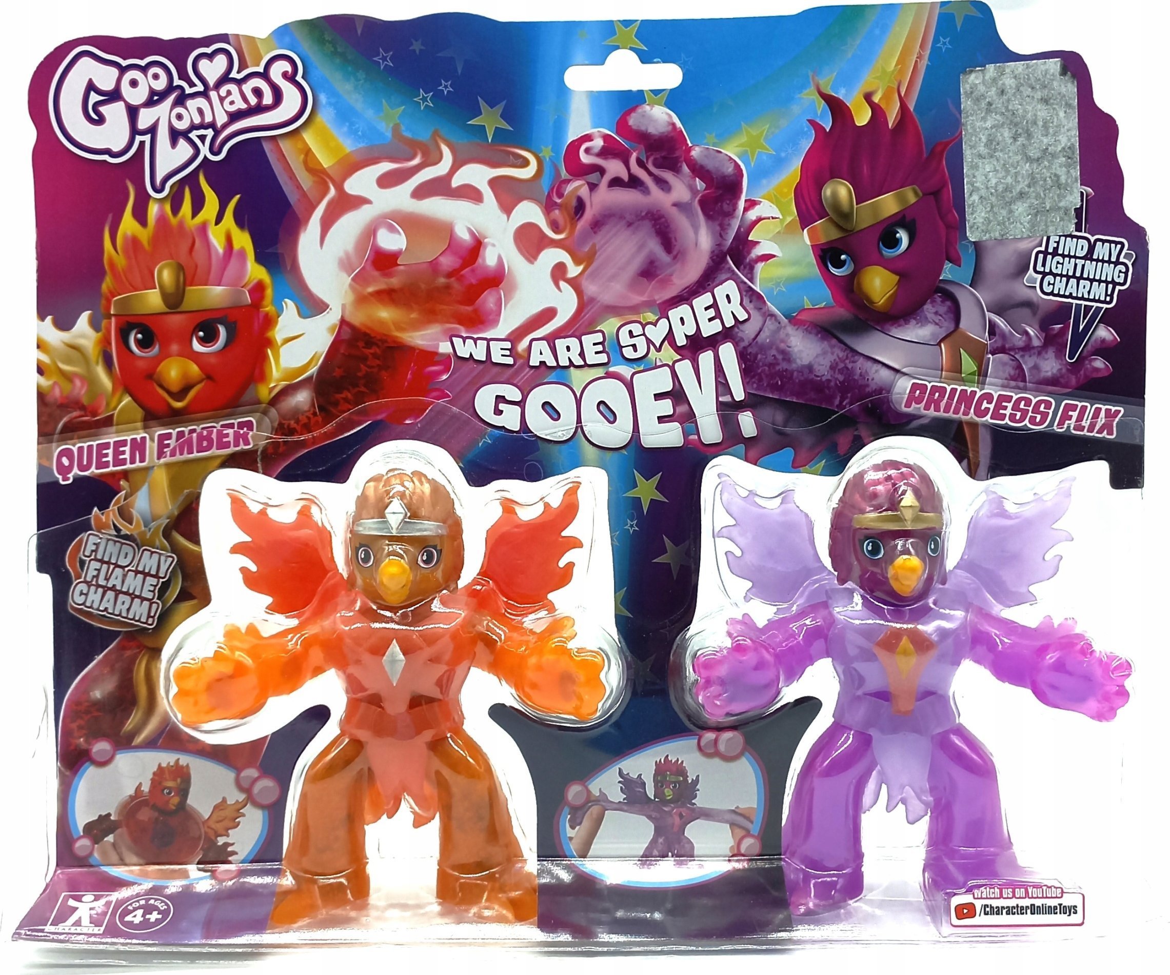 Figurka Papo Herojai Goozonians Karalienė Ember ir Princesė Flik, 2 vnt.