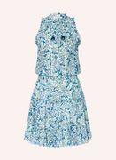 Sukienki - Poupette St Barth Sukienka Plażowa Clara Z Falbankami blau - miniaturka - grafika 1