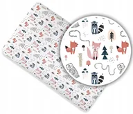 Prześcieradła dla dzieci - PRZEŚCIERADŁO BAWEŁNIANE DO ŁÓŻECZKA 120x60 WZORY! - miniaturka - grafika 1