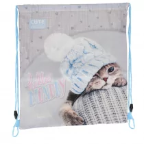 Starpak Worek szkolny na ramię Kitty Blue 485896 - Worki na buty - miniaturka - grafika 1