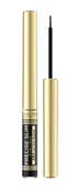 Eyelinery - Eveline Precise Slim Wodoodporny Eyeliner Vinyl Black - miniaturka - grafika 1