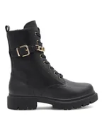 Botki damskie - Sergio Bardi Botki EST-A1009-01SB Czarny - miniaturka - grafika 1