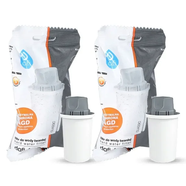 FILTR WKŁAD DAFI Classic AGD+ Brita TWARDA WODA x2