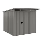 Altany ogrodowe - Domek ogrodowy narzędziowy EcoStar Euroline P-Line 5 4.2 m2 szary Hormann - miniaturka - grafika 1