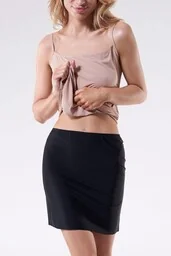 Półhalka wygładzająca Soft&Smooth czarna - Bielizna nocna - miniaturka - grafika 1