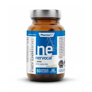 PharmoVit HerbalLine Nervocal stres 60kaps - Układ nerwowy - miniaturka - grafika 1