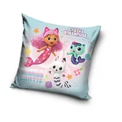 Pościel dla dzieci - Koci Domek Gabi Poszewka na PODUSZKĘ 40 cm Panduś Syrenkotka VELVET Gabby's Dollhouse - miniaturka - grafika 1