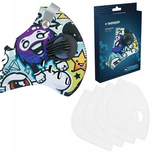 Maska Antysmogowa Dla Dzieci Wessper Mask - Maseczki antysmogowe - miniaturka - grafika 1