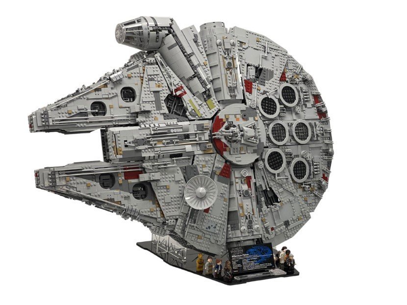 Podstawka Blacked Brick do LEGO 75192 Star Wars - Sokół Millennium / Blacked Brick