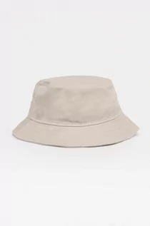 Czapki męskie - New Era kapelusz bawełniany kolor beżowy bawełniany - grafika 1