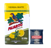 Yerba Mate - Pajarito Menta Limon + Próbka Guarani Energia 50g - miniaturka - grafika 1