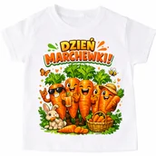 Koszulki dla dziewczynek - Koszulka na dzień marchewki - wzór marchewka2 - miniaturka - grafika 1