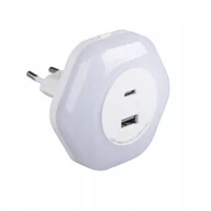 Żarówki LED - Bola Led 2xUSB Ww W lampka wtykowa Led 37397 Kanlux - miniaturka - grafika 1