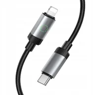 Kable USB - Kabel USB C do Lightning Hoco PD 27W 1 m X117 czarny - miniaturka - grafika 1