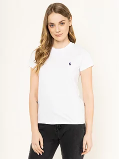 Koszulki i topy damskie - Ralph Lauren Polo T-Shirt 211734144 Biały Regular Fit - grafika 1
