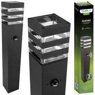 Lampy ogrodowe - Lampa Ogrodowa Słupek Zewnętrzny Stojący E27 LED Czujnik Ruchu TAXUS 2 60cm LUMILED - miniaturka - grafika 1