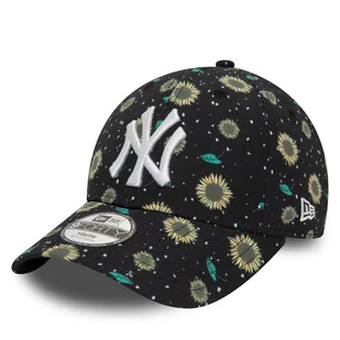 Czapka z daszkiem New Era Kids Floral Aop 940 Ne 60503478 M Czarny - Czapki dla dzieci - miniaturka - grafika 1