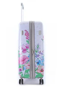 Walizka duża ELLE Flower biała - Walizki - miniaturka - grafika 5