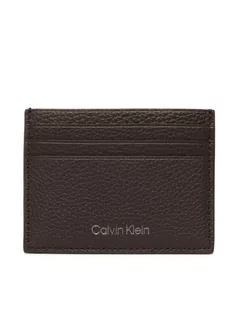 Etui na dokumenty i karty - Calvin Klein Etui na karty kredytowe Warmth Cardholder 6Cc K50K507389 Brązowy - grafika 1