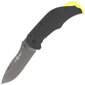 Noże - ESP EK-BY-01 Black/Yellow PA66 Polyamide, Titanium Gray PVD AUS-8 - miniaturka - grafika 1