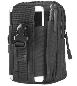 Saszetka Nerka Wojskowa Taktyczna Czarna Molle Koanni