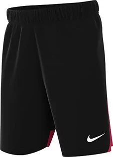Spodenki damskie - Nike Unisex Kids Shorts Y NK DF Acdpr szorty K, Czarne/Jasne Crimson/Białe, DH9287-013, S - grafika 1