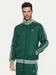 adidas Bluza adicolor Classics Beckenbauer JP2520 Zielony Slim Fit - Bluzy męskie - miniaturka - grafika 1