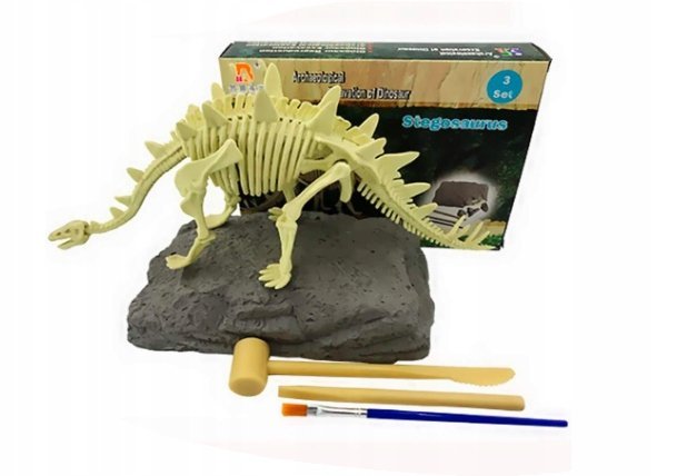 Zabawka Dinozaur Szkielet Wykopalisko Archeologiczne Prezent na Mikołajki