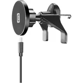 Pozostałe akcesoria do telefonów - Cellularline Touch Air Mag - Magnetyczny uchwyt samochodowy z ładowaniem bezprzewodowym MagSafe 7,5W (czarny) - miniaturka - grafika 1