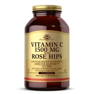 Vitamin C 1500 mg with Rose Hips (180 tabl.) - Witaminy i minerały - miniaturka - grafika 1
