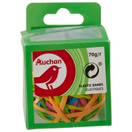 Gumki recepturki - Gumki recepturki kolorowe Auchan 70g - miniaturka - grafika 1