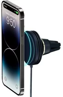 iOttie Uchwyt samochodowy magnetyczny Velox Mini MagSafe do iPhone na kratkę, czarny - Uchwyty samochodowe do telefonów - miniaturka - grafika 1
