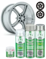 Chemia warsztatowa - Zestaw Do Regeneracji Renowacji Felg 2x16" Srebrny Ze Szpachlą Alu Boll - miniaturka - grafika 1