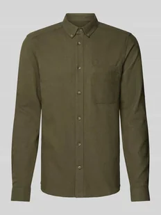 Koszula casualowa o kroju slim fit z kieszenią na piersi model ‘GUDMUND’ - Koszule męskie - miniaturka - grafika 1
