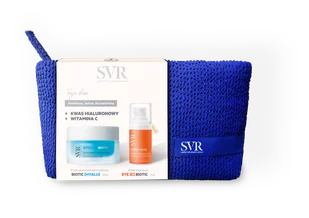 SVR Zestaw prezentowy: Hyalu Biotic Krem 50ml + C Eye Biotic Krem pod oczy 15ml + Kosmetyczka - Zestawy kosmetyków damskich - miniaturka - grafika 1