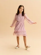 Buty dla dziewczynek - Reserved - Loafersy na niskim obcasie - biały - miniaturka - grafika 1