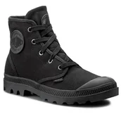 Botki damskie - Trapery Palladium Pampa HI 92352-060 Czarny - miniaturka - grafika 1