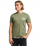 Koszulki męskie - T-shirt Lee MEDIUM WOBBLY TEE 112364537 Olive Grove L - miniaturka - grafika 1